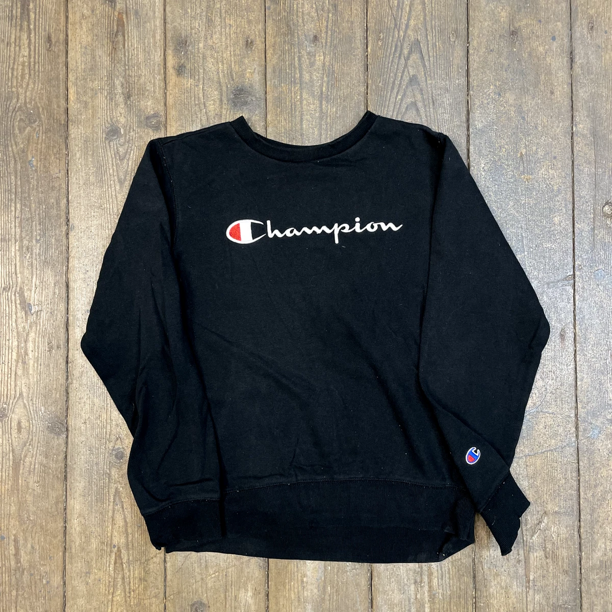 Champion sweatshirt black mens outlet