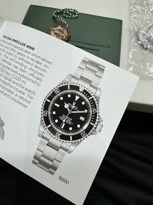 ロレックス サブマリーナ　小冊子14060 16610 16600 オイスタ Authentic Rolex Submariner Booklet Manual SET + Anchor 16610 16613