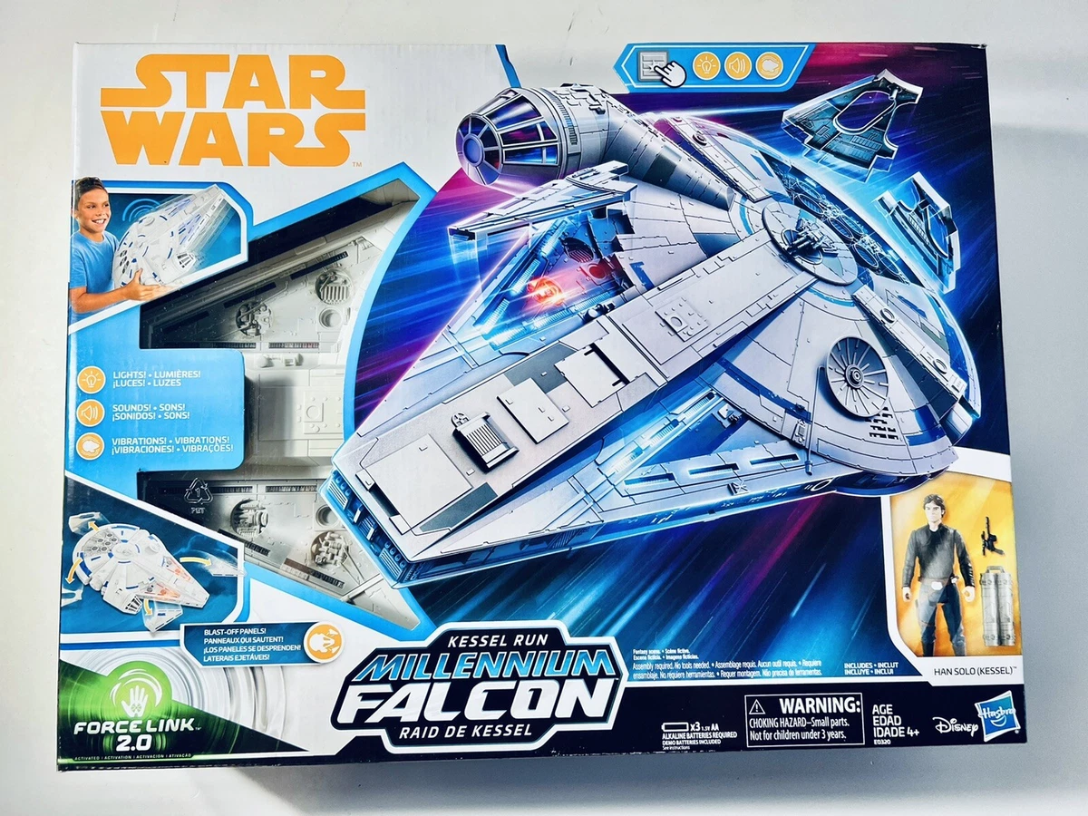 Star wars force link 2.0 kessel run millennium falcon with han solo figure deals