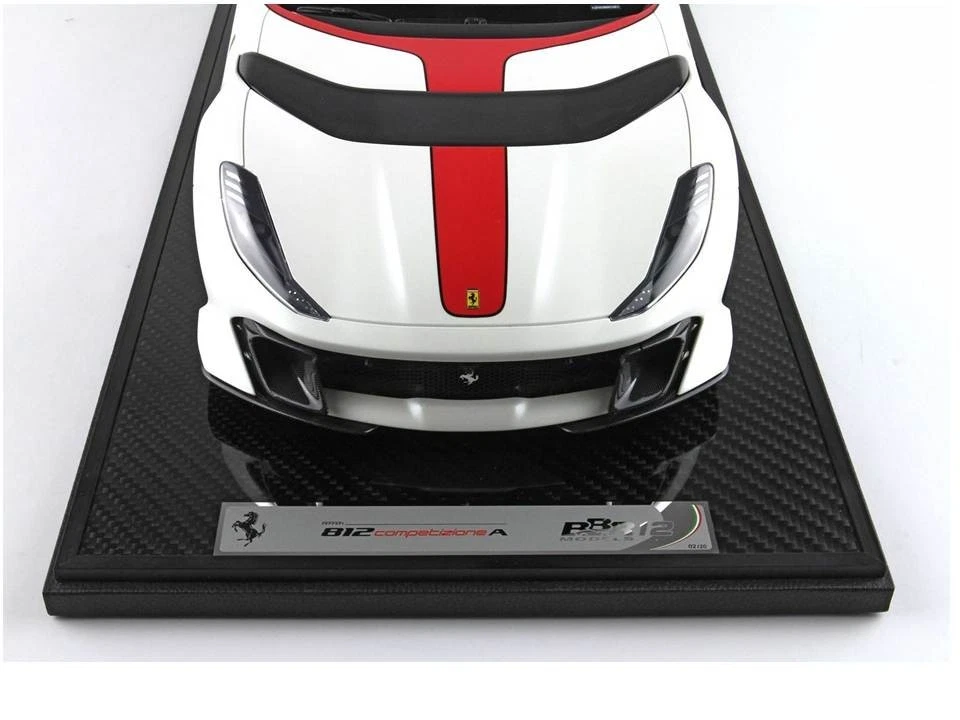 BBR 1/12 Ferrari 812 Competizione A White Italia - Limited Edition 20pcs - Image 3 of 4