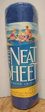 The Neat Sheet Ground Cover 57x77 Washable Beach Picnic Blanket NOS 2001