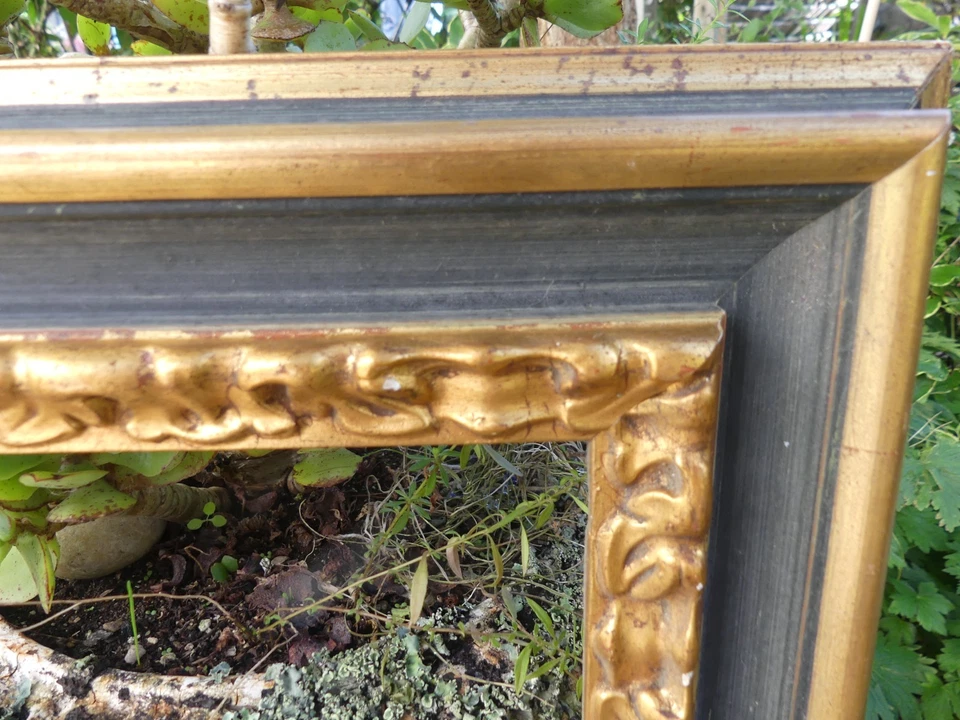 Grand cadre Baroque style louis XV 65cmX77cm feuillure 9cm de large oeuvre 50X60 - Photo 2/4