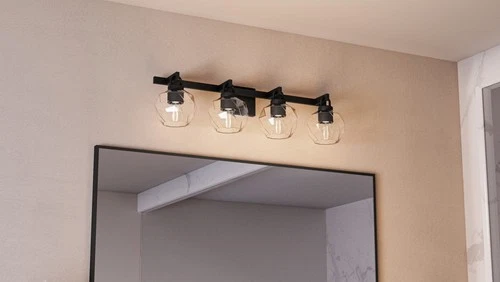 Quoizel CIA8632 Celina 4 Light 32"W Vanity Light - Bronze - Picture 2 of 12