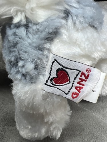 Ganz Webkinz Lil' Kinz Husky HS120 Plush Stuffed Animal No Code Grey White Dog - Picture 4 of 5