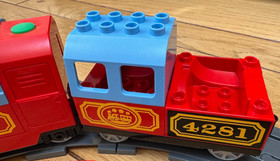 LEGO Duplo My First Train Set 10507 Motorized Locomotive Engine Works Incomplete