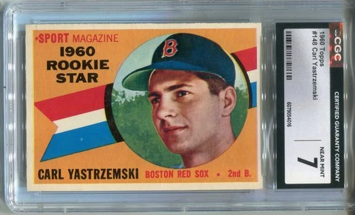 1960 Topps #148 Carl Yastrzemski Rookie CGC 7 NM Boston Red Sox