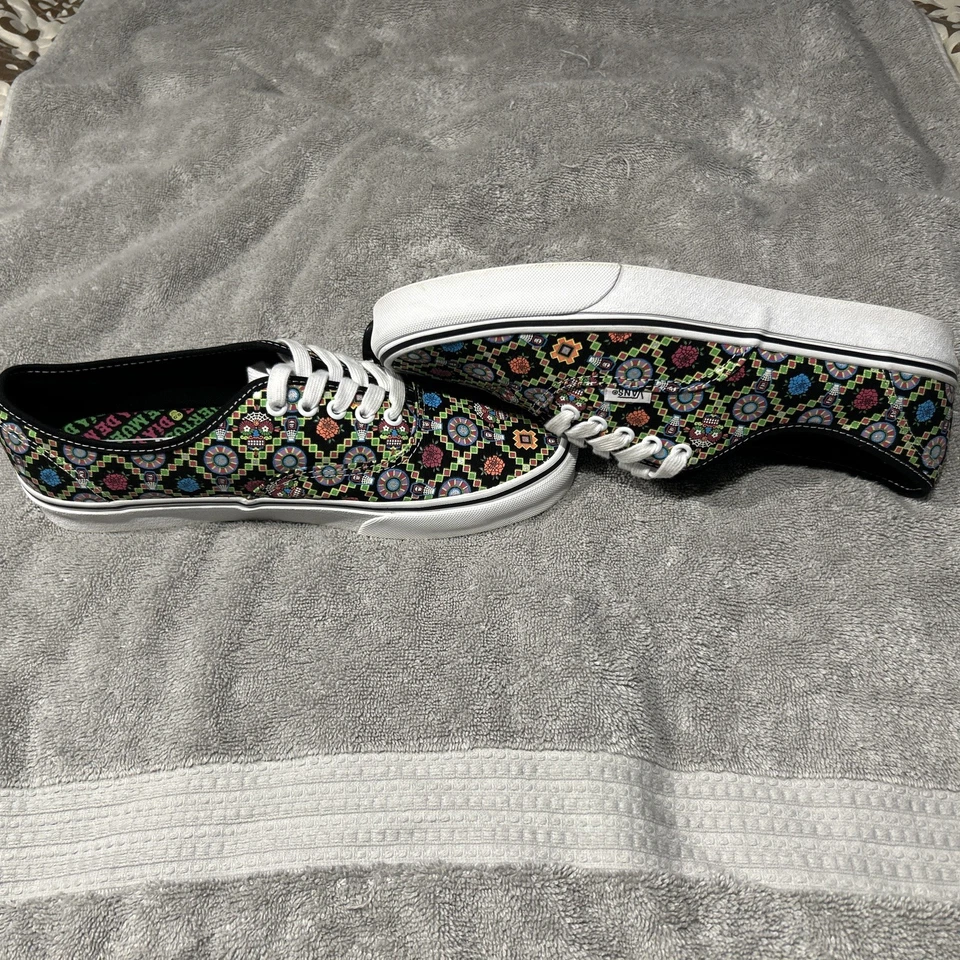 Vans Día de los Muertos; Día de Muertos Brilla en la Oscuridad Hombres-10.5 Mujeres 12 Foto 4 de 4