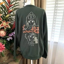 NWT Uniqlo Studio Ghibli Princess Mononoke Sweatshirt in Green Unisex S-XL
