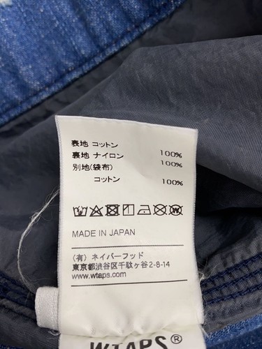 WTAPS Jacket 3 Cotton BLU 191WVDT JKM01 - Picture 4 of 5