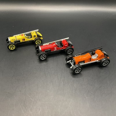 1#3 & Orange 1&3 Red & 1#19 Yellow Old #3 Indy 1910-1919 Indy Roadster 1/64 Cars