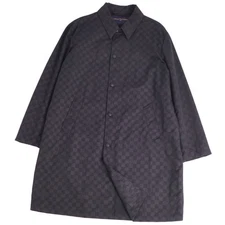 Louis Vuitton 2 Way 2025 Light Packable Nylon Raincoat Damier Men's Used MOLO-0