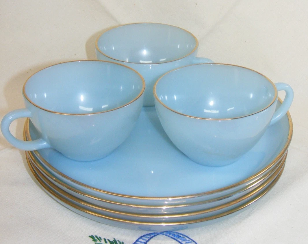 Fire King Snack Set for sale | eBay
