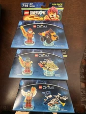 LEGO Dimensions: Lot of 3 - (71222) Laval Fun Pack (71223) Cragger (71232) Eris