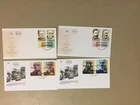Four 2002 Israel fdc with Personalities two st-two sets
