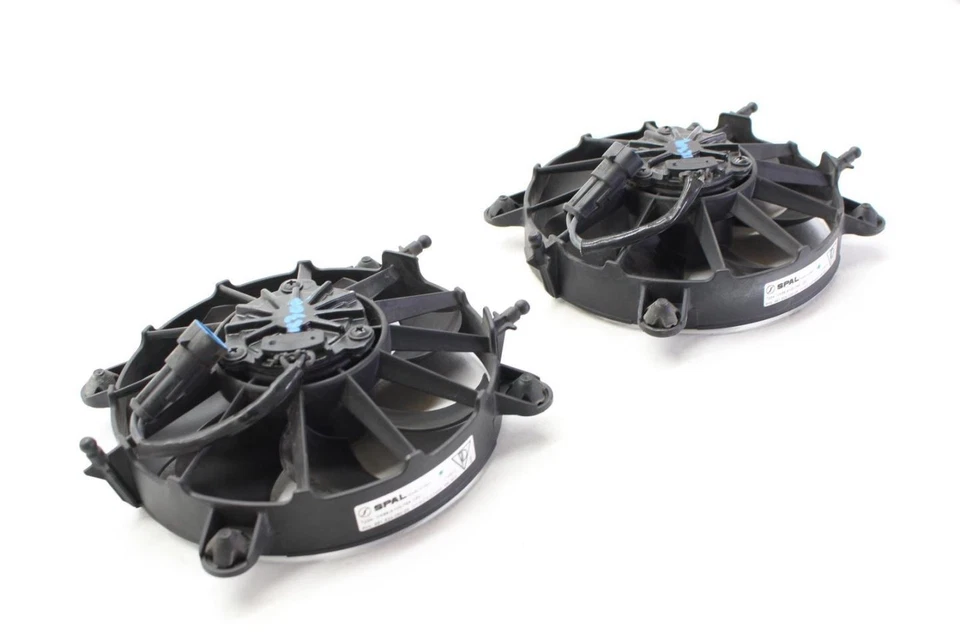 12-16 Porsche 911 Carrera 3.8L Pair of Engine Cooling Fans and Motor - Image 3 of 4