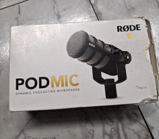 RODE - PodMic USB - Versatile Dynamic Broadcast Microphone - Black
