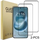2Pcs For Samsung Galaxy A36 A56 A52 A54 5G Clear Tempered Glass Screen Protector