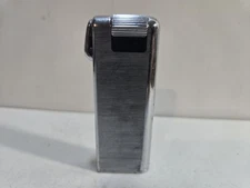 Working IM CORONA JAPAN PIPEMASTER Silver ELECTRONIC PIPE LIGHTER  8009/37