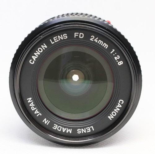 Canon New FD 28mm f/2.8 MF Wide Angle Lens Near Mint Tested Made in Japan