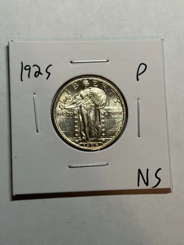New Listing1925 P Standing Liberty Quarter UNC Nice Luster Great Strike