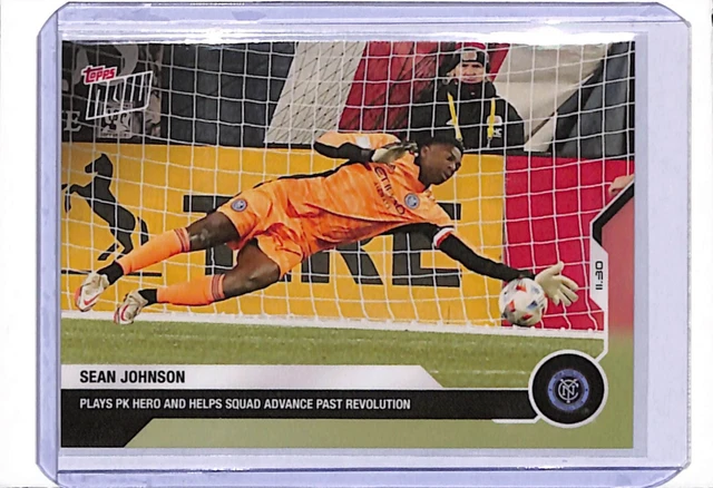 2021 TOPPS NOW MLS #202 SEAN JOHNSON - PRINT RUN 78 - PLAYS HERO & ADVANCES TEAM