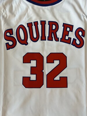 (RARE) Virginia Squires JULIUS ERVING 1972-73 ABA Men XL White MINT CONDITION  