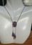Antiguidade-Edwardian-Prata-amp-Colar-Gota-De-Ametista-neglige miniatura 5