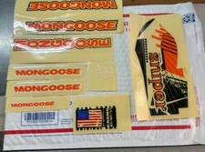 Old School Mongoose - Sniper Orange - Decal set