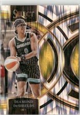 2023-24 Panini Select WNBA Premier Silver Flash Diamond DeShields Chicago Sky