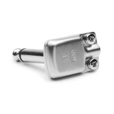 Squareplug SP400 Low Profile Right Angle TS Plug, Nickel