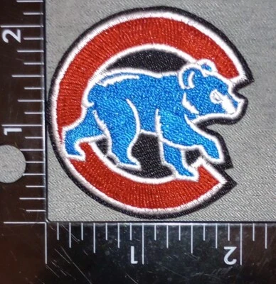 CHICAGO CUBS BASEBALL IRON ON PATCH