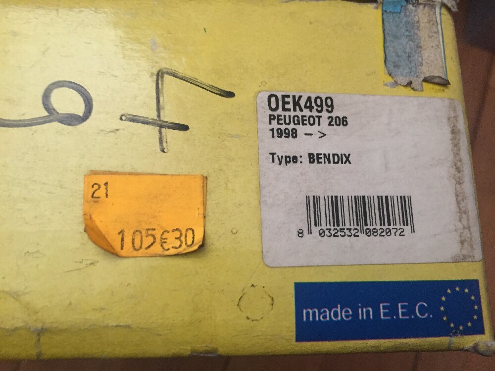 Kit freins tambours arriere LPR OEK499 neuf anti-fuite liquide de frein Peugeot 206 N1347 - 2