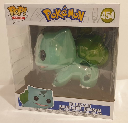 Funko POP! Pokémon 454 Bulbizarre (Bulbasaur) Super Size 10 - Figurine Boîte Abîmée