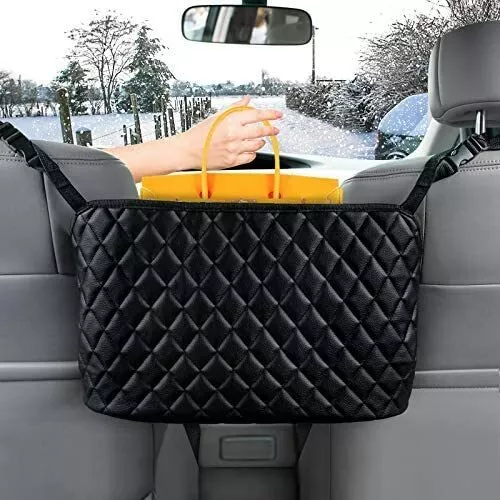 Car Net Pocket Handbag Holder Organizer Between Car Seat Side Storage Mesh  Bag