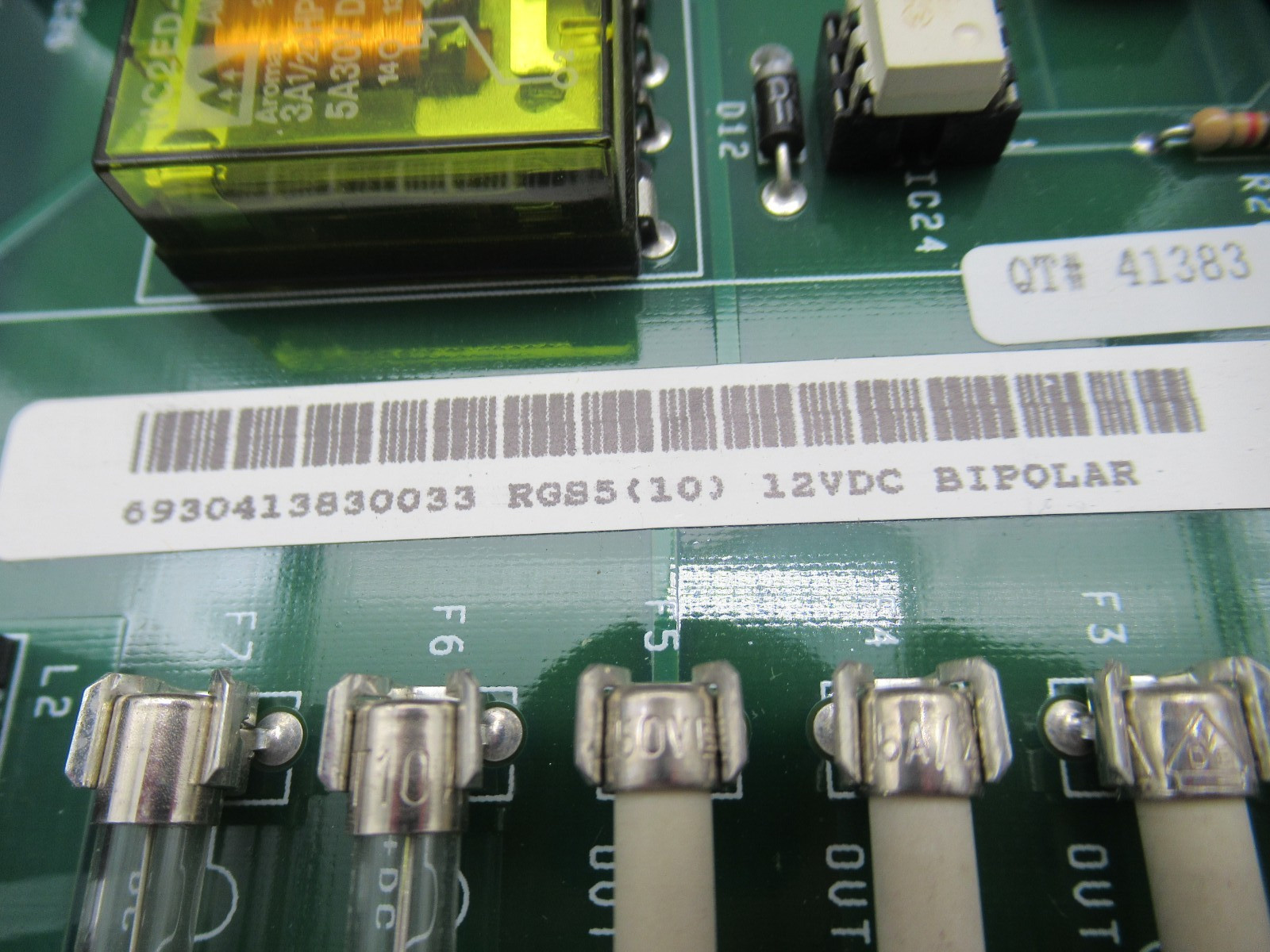 Quad Tech RGS V Bipolar 12VDC Output Board 41383 *Expedited Shipping*