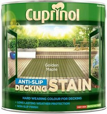 Cuprinol 2.5L Anti Slip Decking Stain Various Colours Wood Paint Protection
