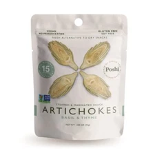  Marinated Artichoke Hearts Snack Pack | Basil + Thyme | Keto, Vegan, Paleo