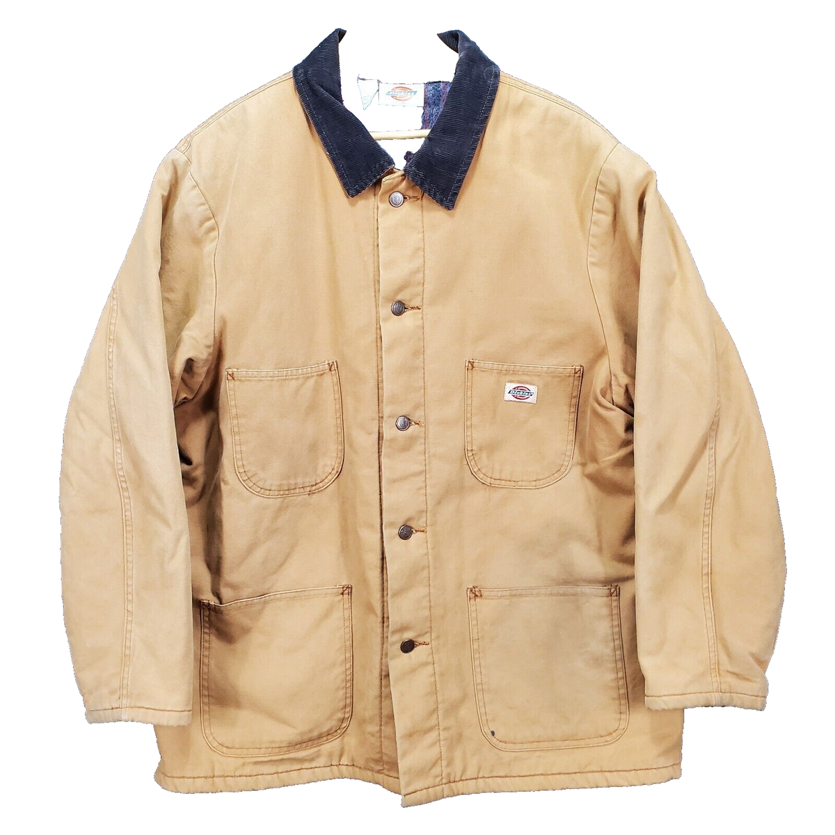 Vtg Dickies Barn Chore Jacket Blanket Lined Men XXL Canvas Duck