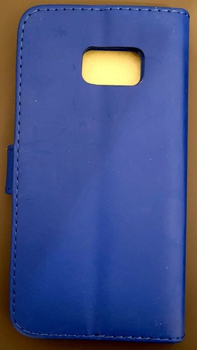 Leather synthetic Phone Case for Samsung Magnet Wallet compatible Cover with S6 - Zdjęcie 3 z 4
