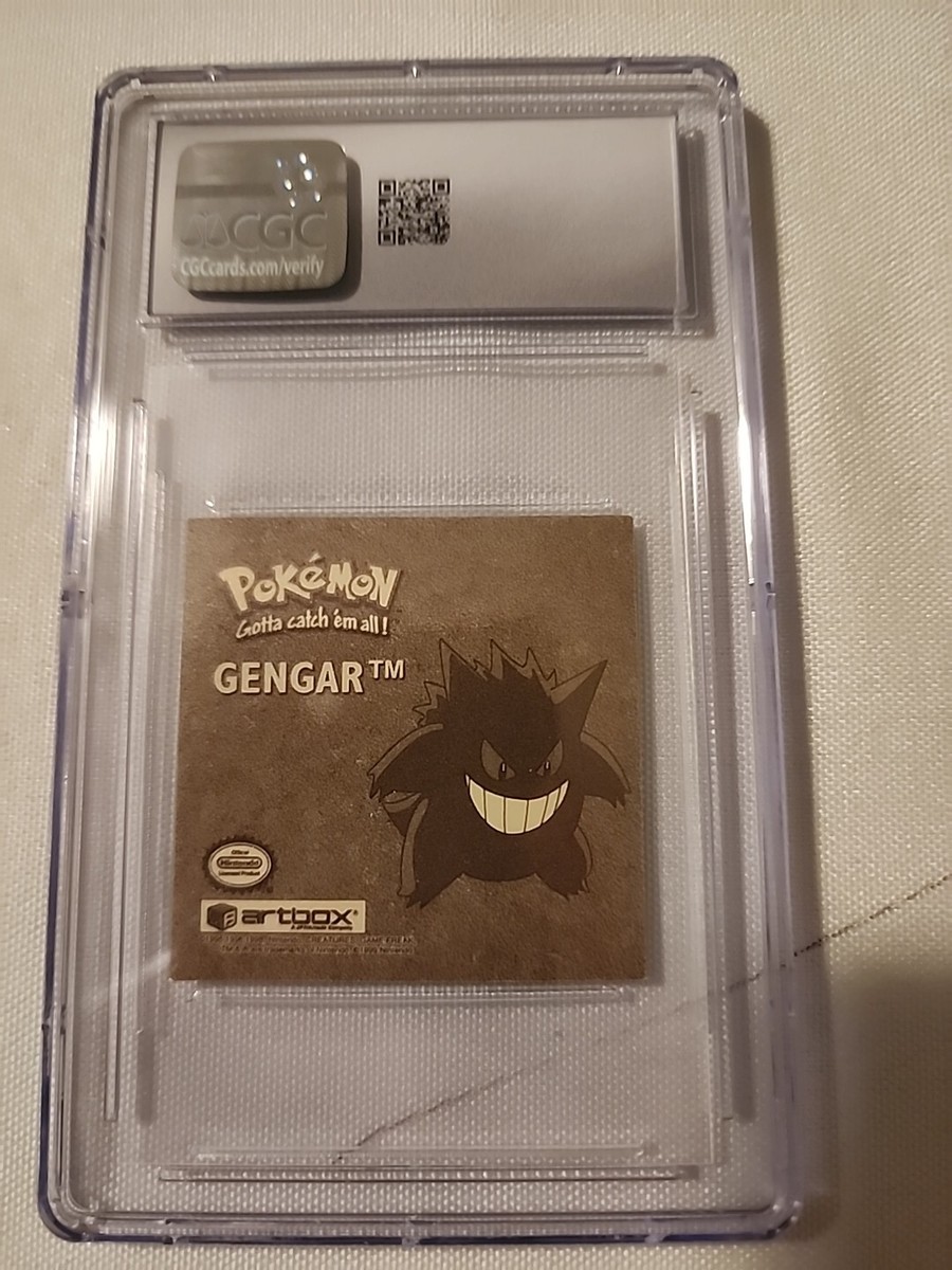 Pokémon 1999 Artbox Stickers Series 1 #G02 Gengar Gold CGC