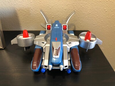 Ultraman Cosmos Troy Total Bandai 2001 Incomplete Loose VTOL Blue Jet ...