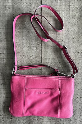 Marc New York Andrew Cross Body Purse Bag Fuscia Hot Pink
