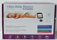 Babysense Video Baby Sleep Monitor Camera Wireless Digital 2 Way Talk Open Box