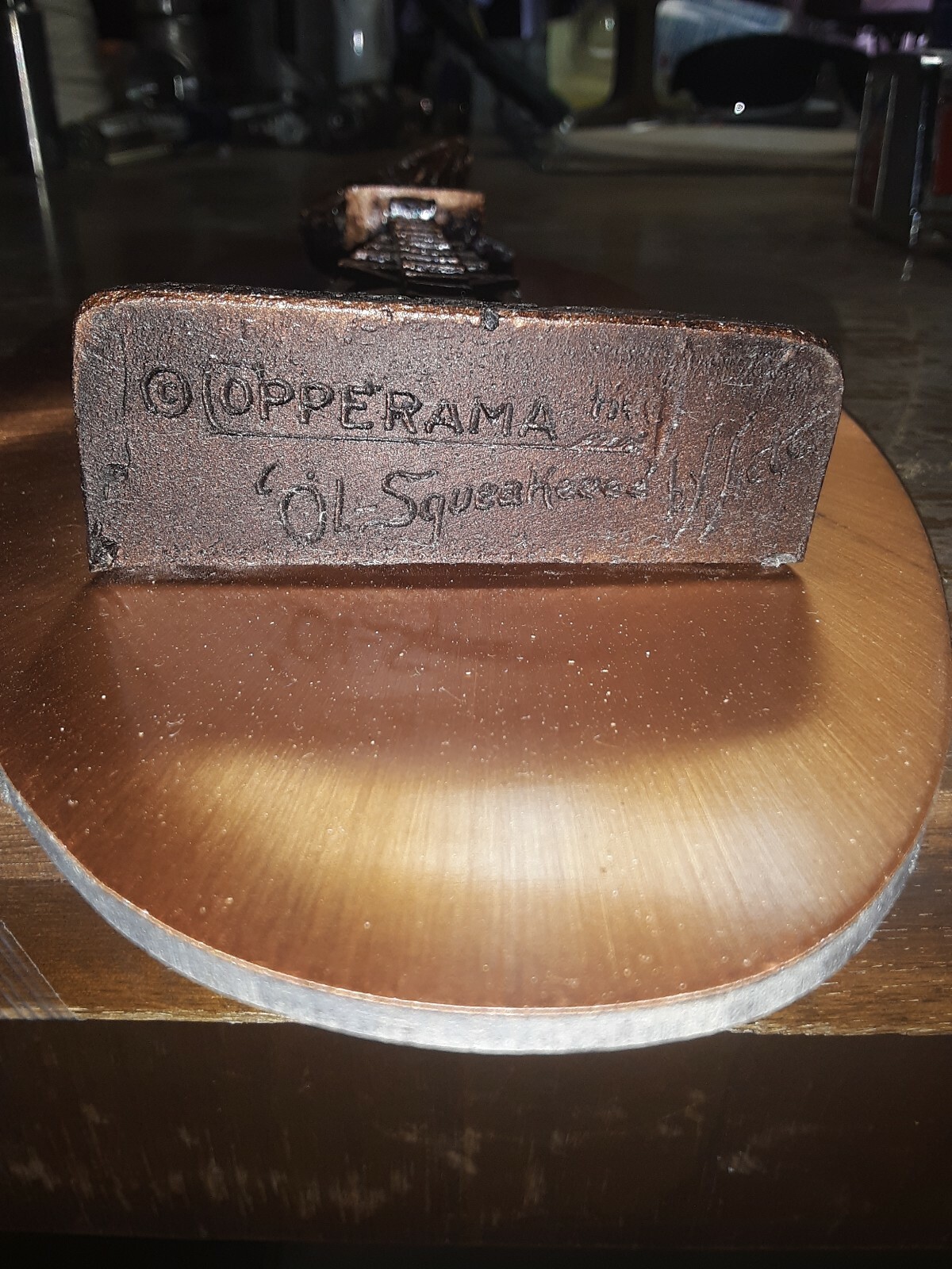 CopperamaOL SQUEEKEEE Wall Plaque 3D Copper ArtGREAT SUBJECT