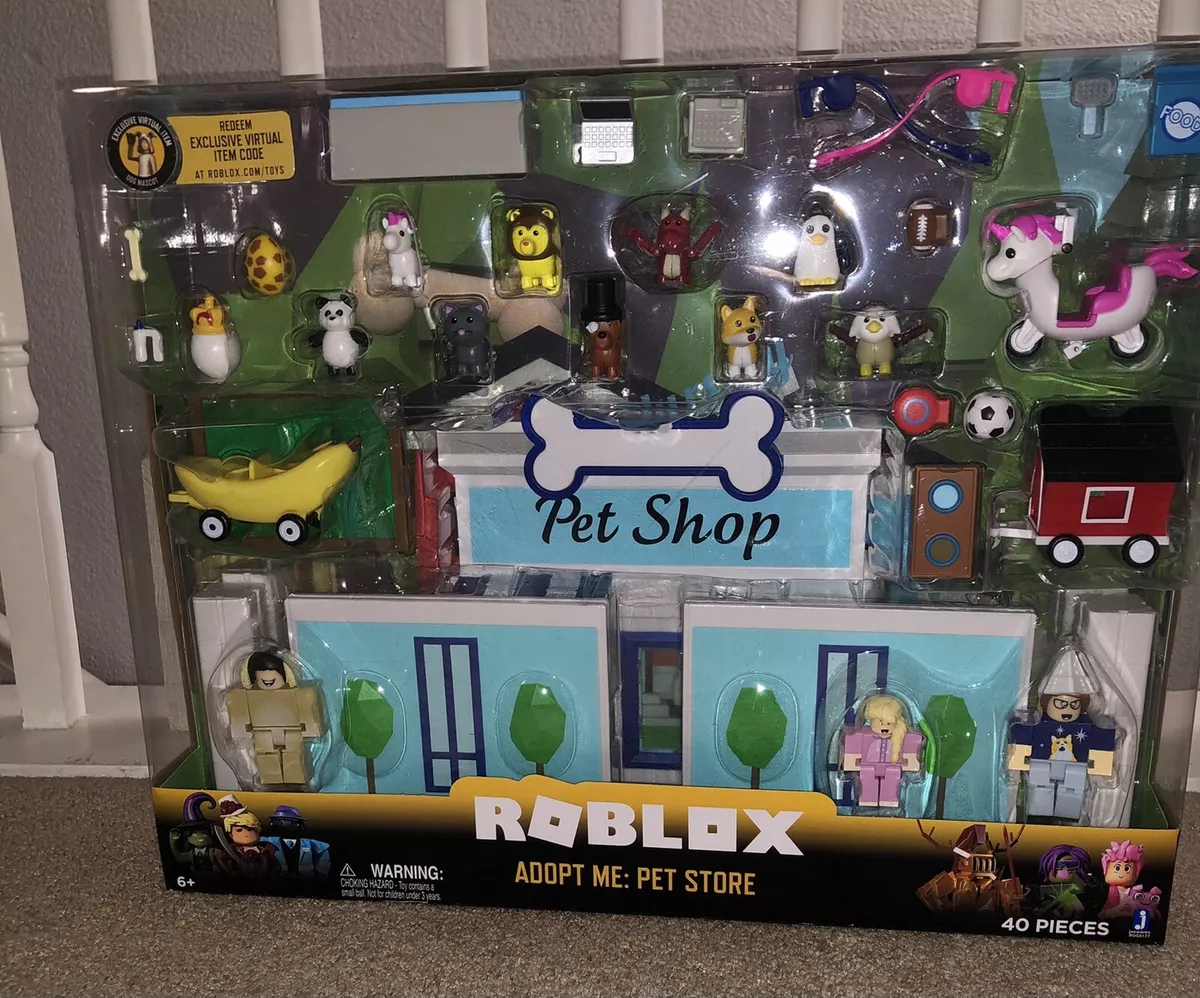 Roblox - Adopt Me: Pet Store Playset Includes Exclusive Virtual Item New