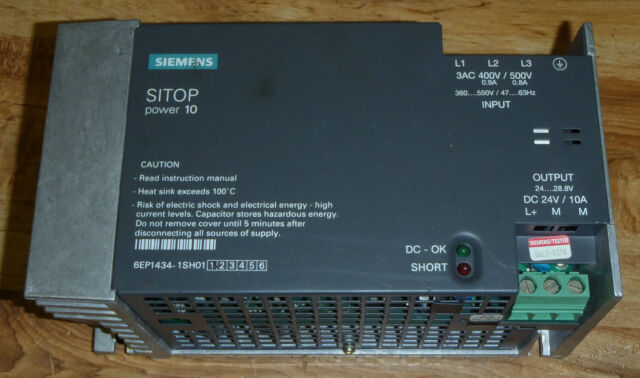 Certified Refurbished Siemens Sitop Power 10 Power Supply 6EP1334-1SL12 