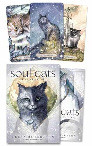 Soul Cats Tarot Deck by Leeza Robertson - Mystical Feline-Themed Cards