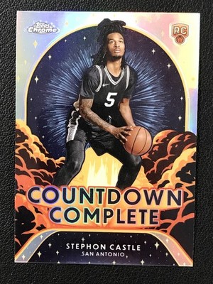2024-25 Topps Chrome #CC-13 Stephon Castle Countdown Complete