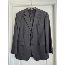 Jos A Bank Classic Collection Charcoal Gray Wool Blazer Sport Coat Men 46R NWT