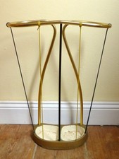 SCHIRMSTÄNDER NIERENFORM MESSING 50ER JAHRE MIDCENTURY DESIGN